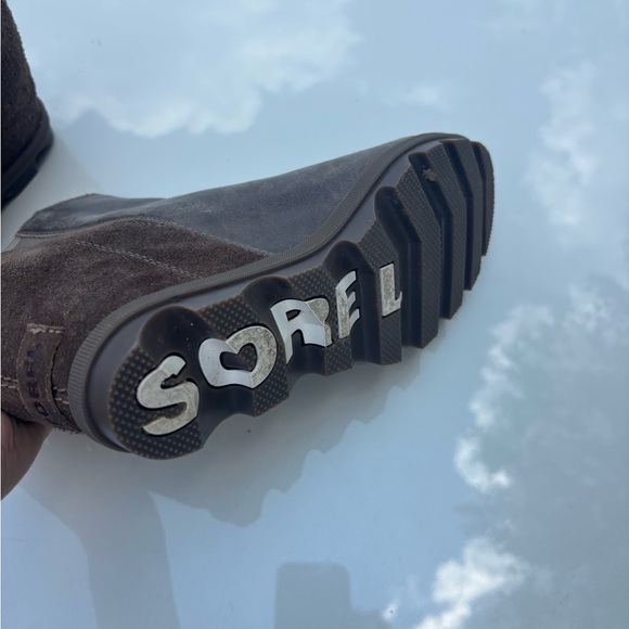 Sorel Charcoal Ankle Booties 10